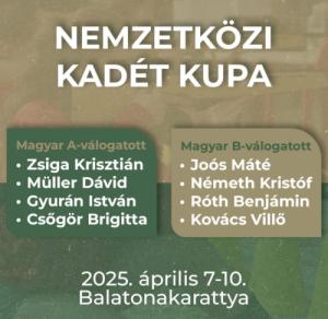 Nemzetközi Kadét Kupa 2025