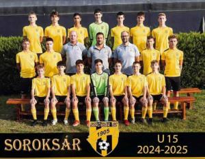 A Soroksár U15 csapata 2. helyen végzett