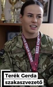 Európa-bajnoki arany – Iskolánk büszkesége, Terék Gerda