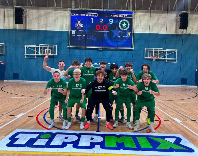 NB I-be jutott az Ainergy U17 futsalcsapata 